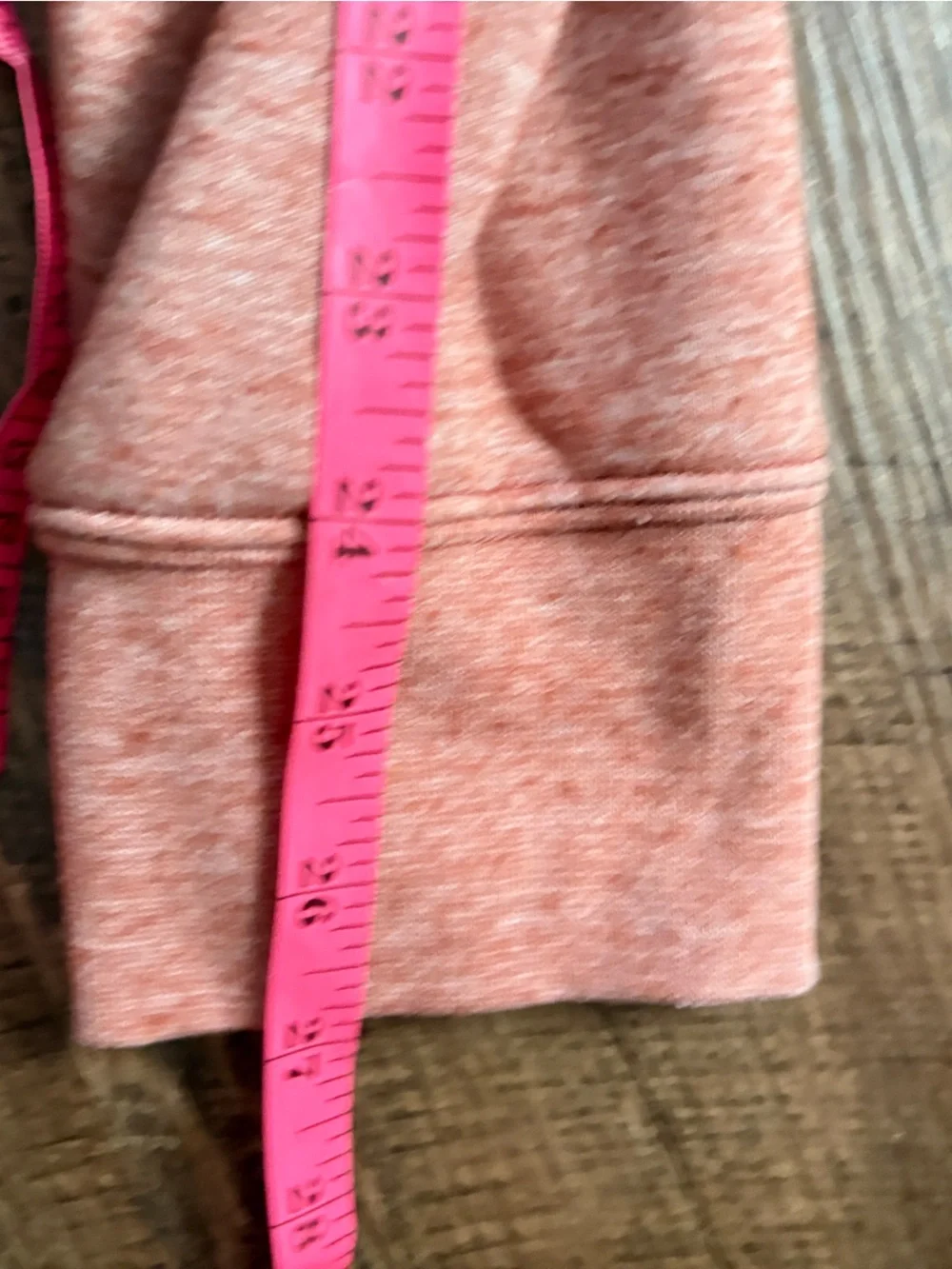 The North Face heritage crewneck sweatshirt logo heathered pink peach sz L EUC